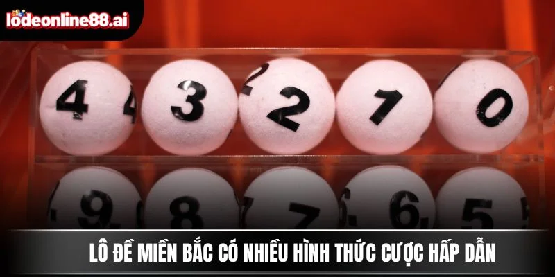Lô đề miền Bắc có nhiều hình thức cược hấp dẫn